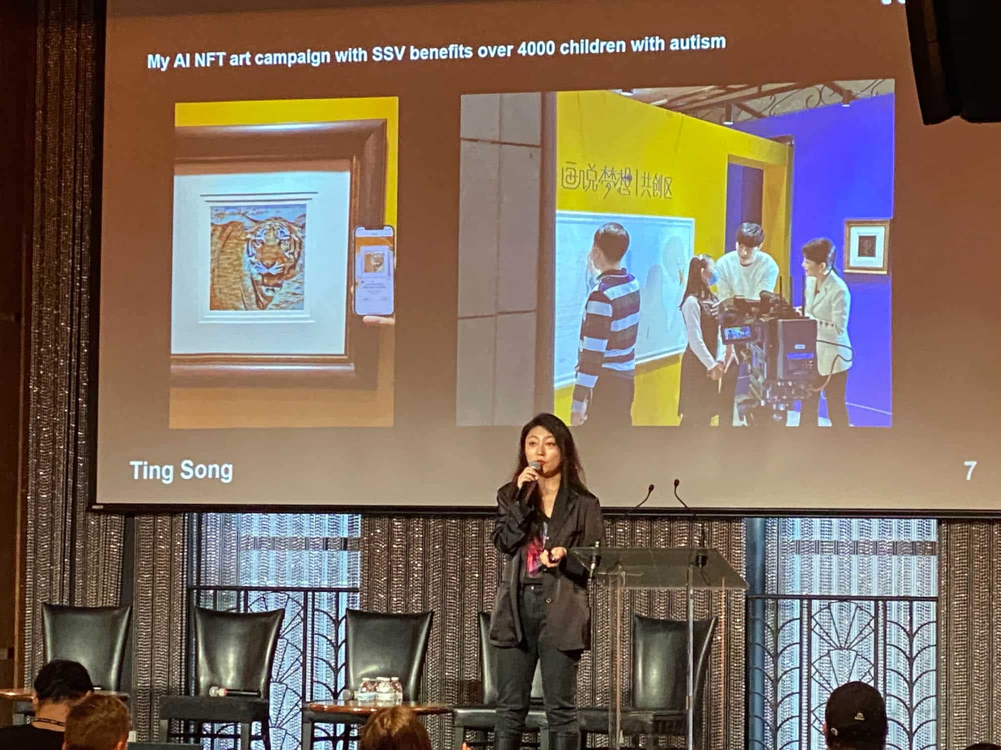 Ting Song on her AI NFT art campaign benefiting children with autism
